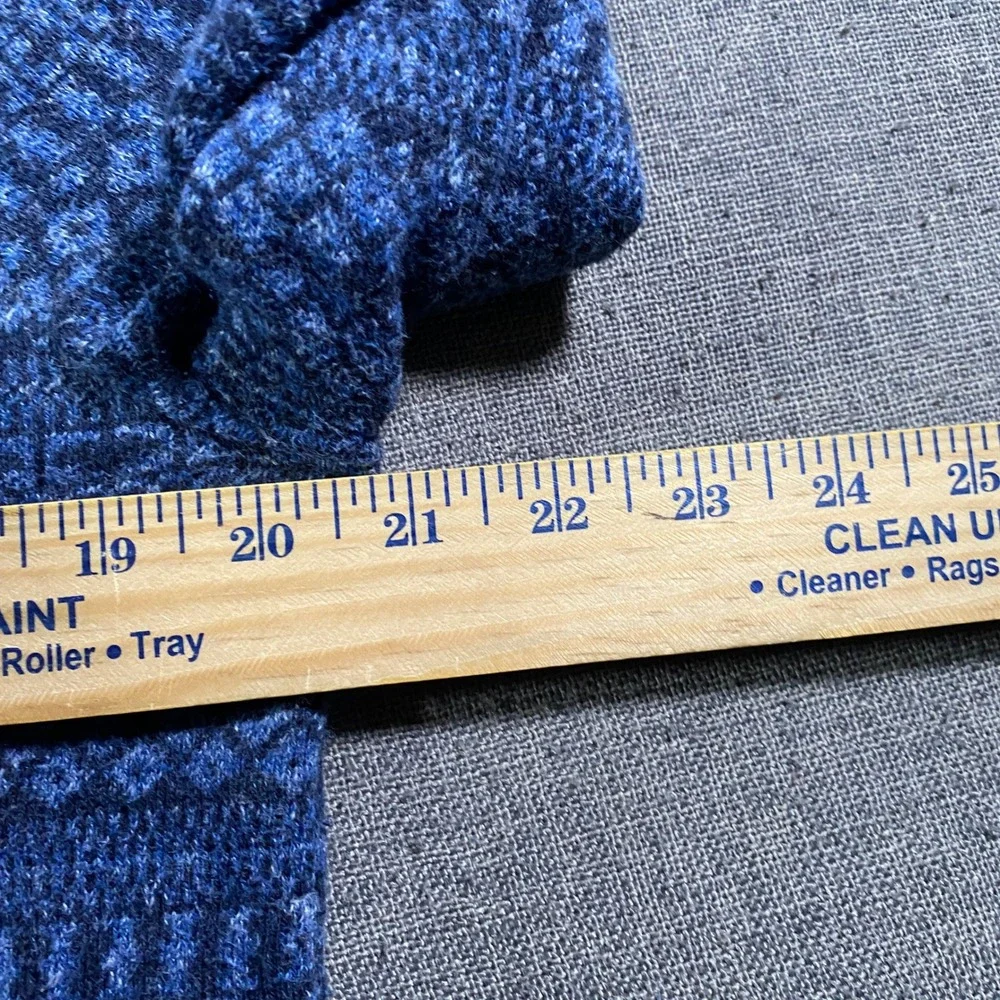 GAP‎ Men Blue Fair Isle Pattern Crewneck Sweater Size M Lightweight